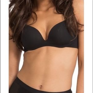 Spanx The Nudist Demi Bra in Black.